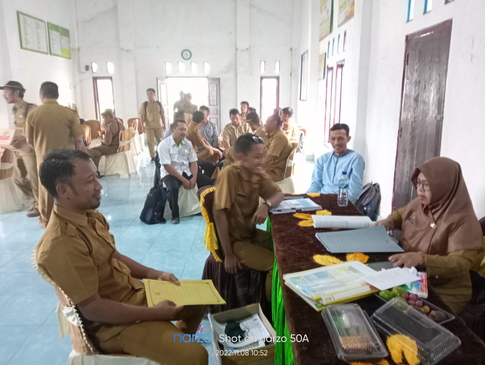 Monitoring dan Evaluasi ADK dan DD Kecamatan Bandar Mataram, Selasa, 08/11/2022